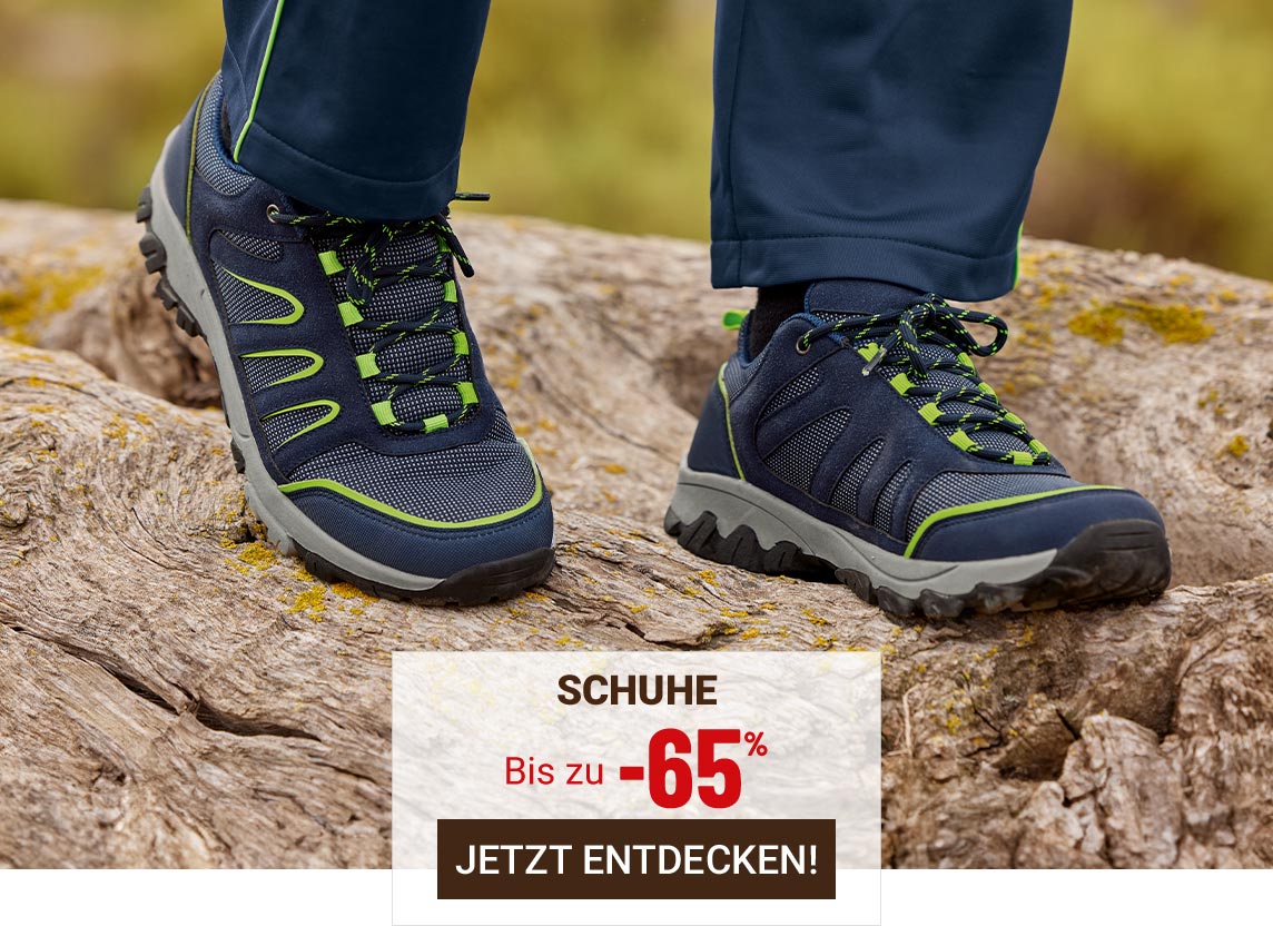 wanderschuhe bis zu minus 65 prozent