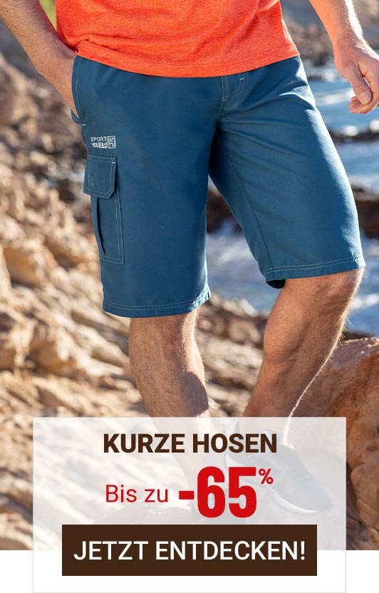 kurze hosen bis zu minus 65 prozent