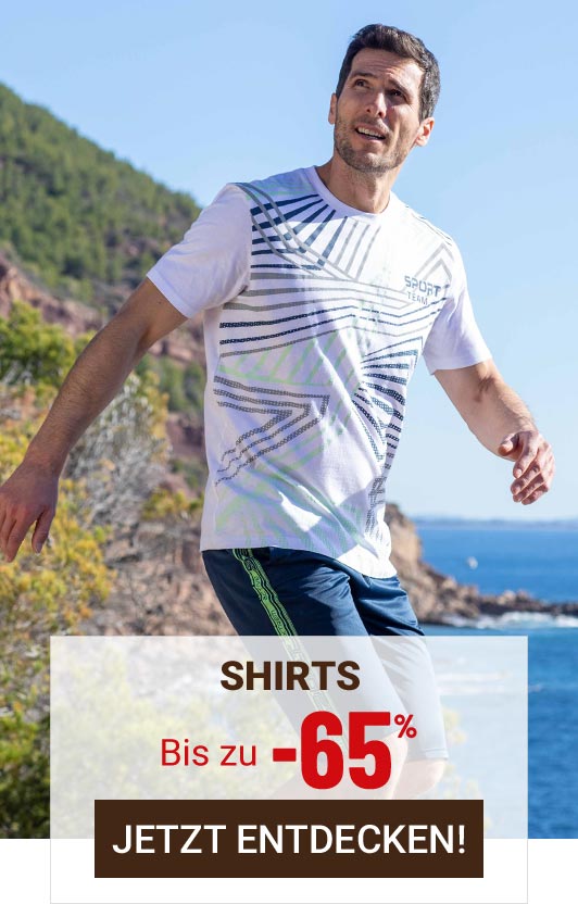 t-shirts bis zu minus 65 prozent